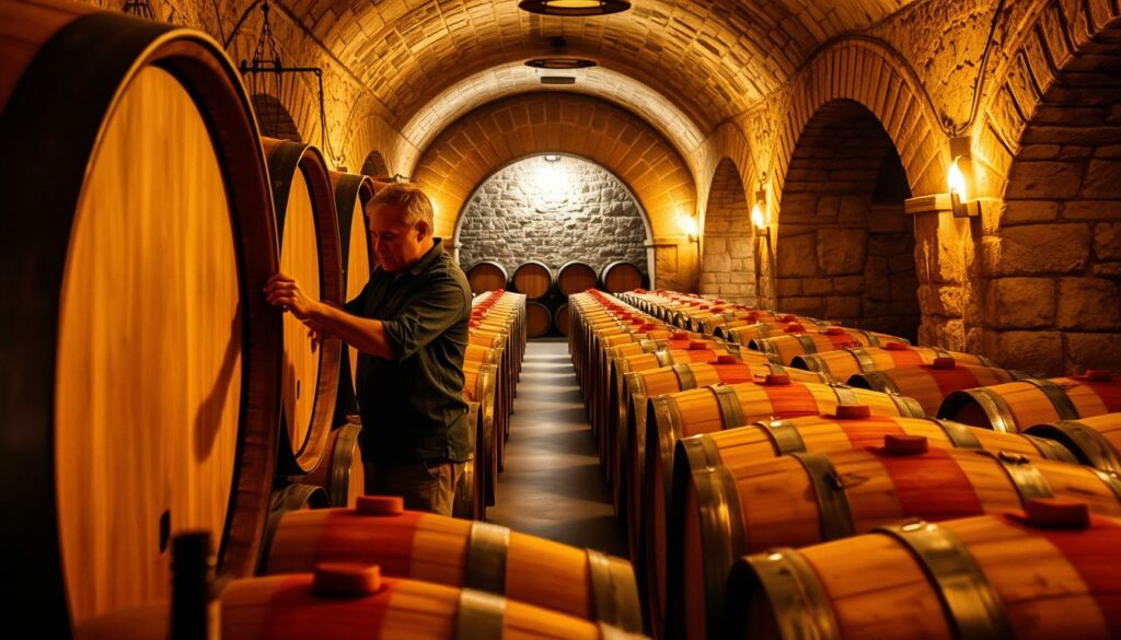 Weinbereitung im Barrique-Fass