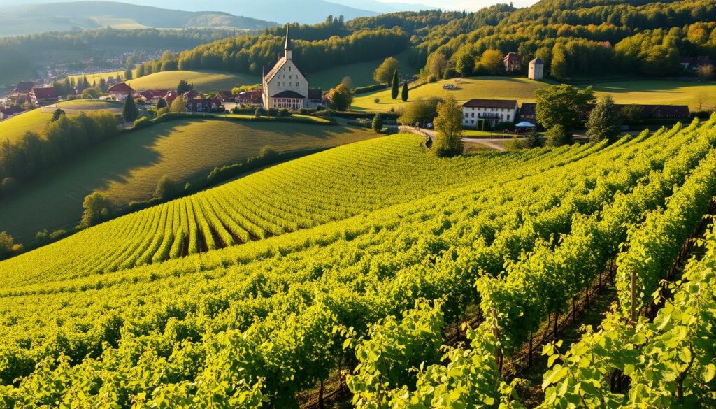 Weinberg im Elsass