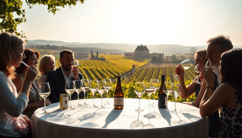 Weinverkostung im Rheingau