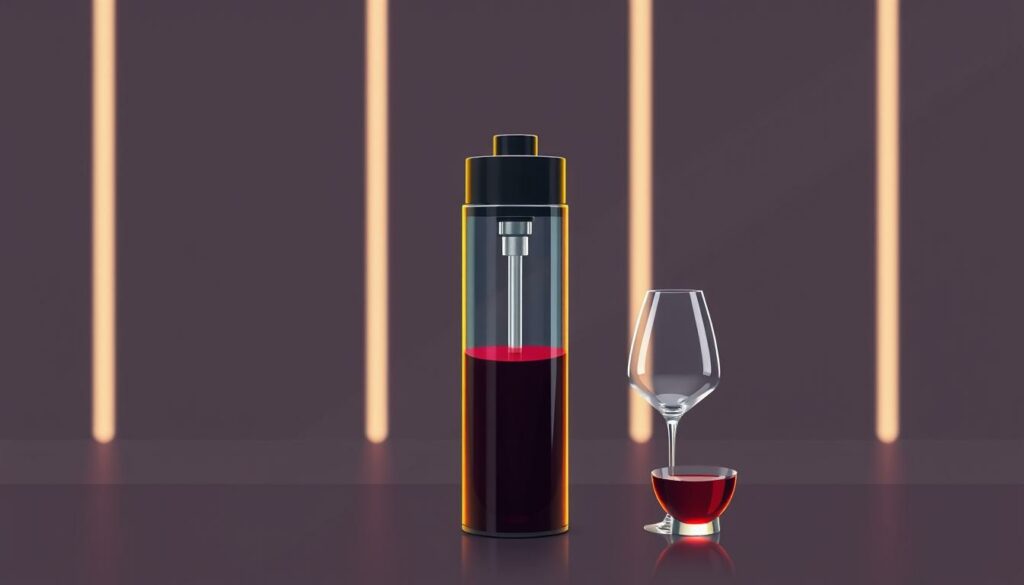 Ein Bild von einer Vakuumpumpe für Wein