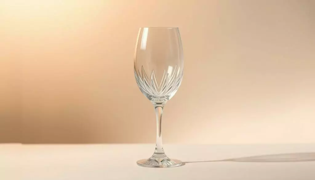 High-quality crystal wine glass with an elegant, long-stemmed design, showcasing the harmonious curves and intricate detailing that distinguish premium glassware. Soft, warm lighting gently illuminates the transparent vessel, highlighting the clarity and reflection of the glass. Set against a neutral, minimalist background to emphasize the glass's timeless sophistication. Capture the essence of a refined, luxurious wine-tasting experience, evoking a sense of refinement and attention to detail. High-quality crystal wine glass with an elegant, long-stemmed design, showcasing the harmonious curves and intricate detailing that distinguish premium glassware. Soft, warm lighting gently illuminates the transparent vessel, highlighting the clarity and reflection of the glass. Set against a neutral, minimalist background to emphasize the glass's timeless sophistication. Capture the essence of a refined, luxurious wine-tasting experience, evoking a sense of refinement and attention to detail.