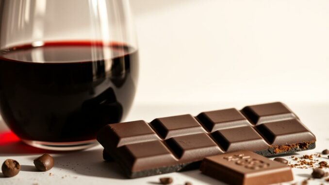 Wein-und-Schokolade Wein und Schokolade