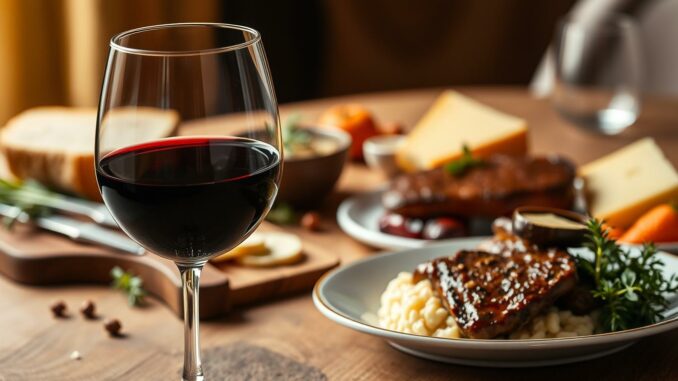 Wein zum Essen