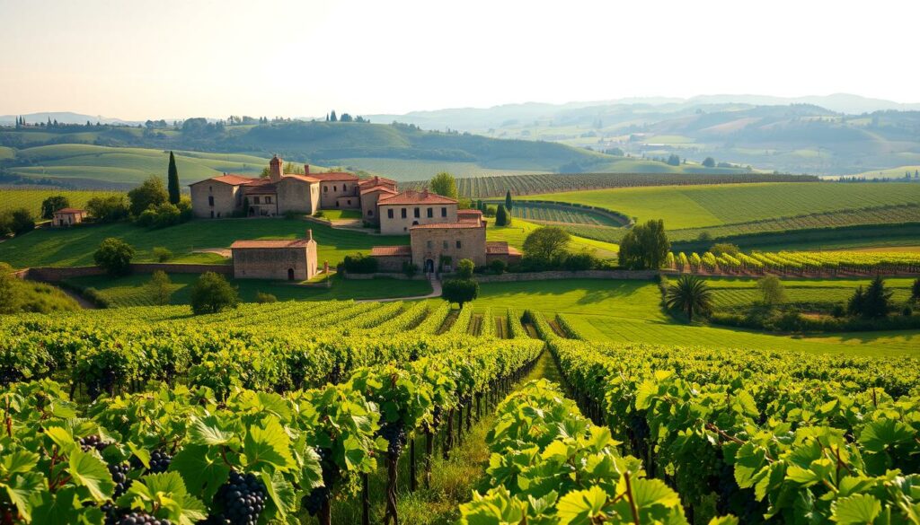 Rebsorten und Weinberge