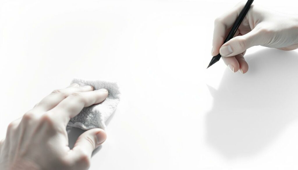 A polished glass surface reflects the soft, directional lighting, casting gentle shadows and highlights that accentuate the smooth, pristine finish. A skilled hand gently buffs the glass with a microfiber cloth, meticulously removing any errant smudges or streaks. The scene is captured in a crisp, monochromatic palette, with subtle pops of color in the form of a vibrant reflection or a single, precisely placed accent. The overall atmosphere conveys a sense of careful attention to detail, precision, and the culmination of a masterful technique honed through experience. A polished glass surface reflects the soft, directional lighting, casting gentle shadows and highlights that accentuate the smooth, pristine finish. A skilled hand gently buffs the glass with a microfiber cloth, meticulously removing any errant smudges or streaks. The scene is captured in a crisp, monochromatic palette, with subtle pops of color in the form of a vibrant reflection or a single, precisely placed accent. The overall atmosphere conveys a sense of careful attention to detail, precision, and the culmination of a masterful technique honed through experience.