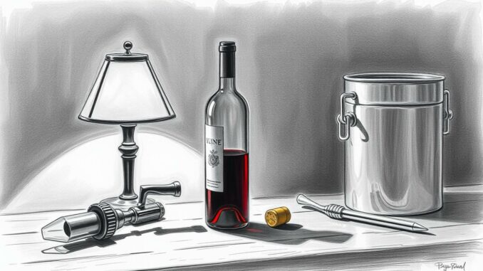 Wein nach dem Öffnen