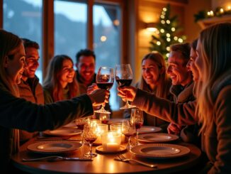 Après‑Ski Abend mit Rotwein-Titel