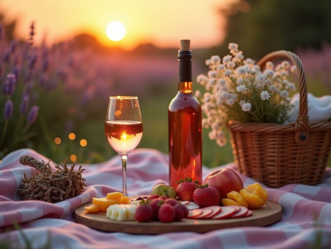 Farmhouse‑Picknick & Rosé-Titel