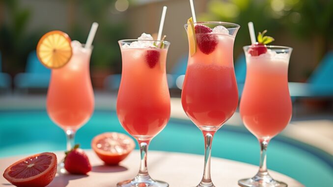 Frosé (gefrorener Rosé) Rezept-Titel