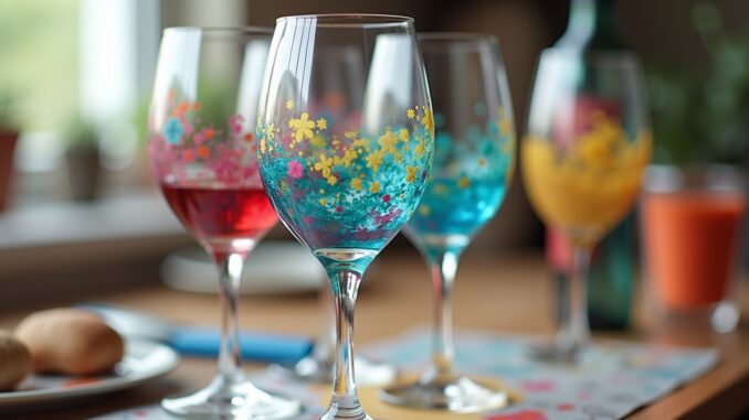 weingläser bemalen-Titel