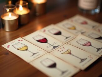 Wein-Tasting Spiele Karten-Titel