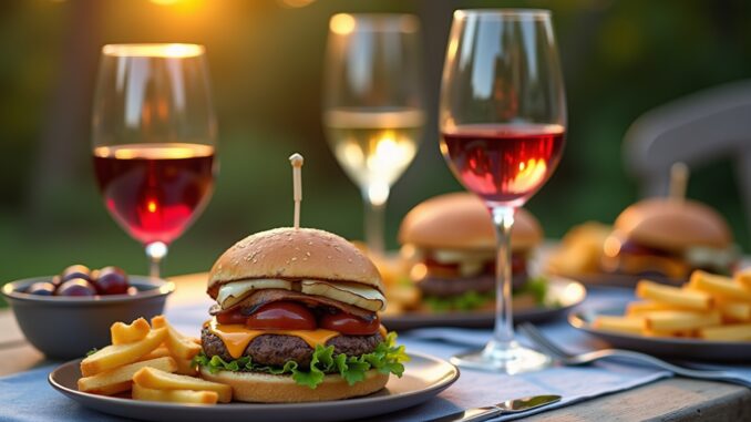 Wein zu Burger-Titel