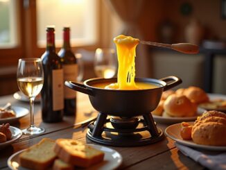 Wein zu Fondue-Titel