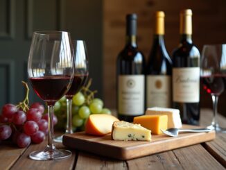 Wein zu Käseplatte-Titel