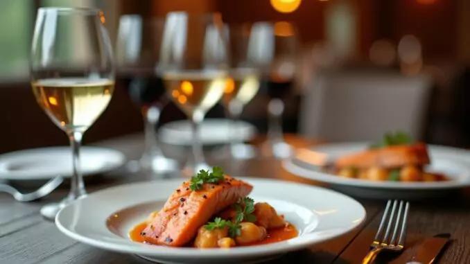 Wein zu Lachs-Titel