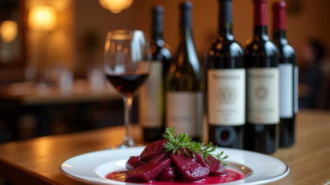 Wein zu Rote Bete-Titel