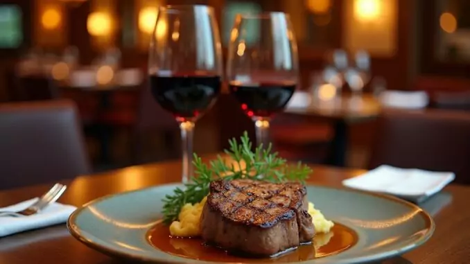 Wein zu Steak-Titel
