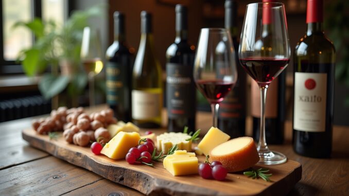 Weinempfehlung zu Käseplatte-Titel