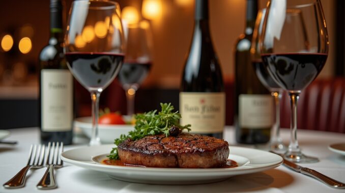 Weinempfehlung zu Steak-Titel