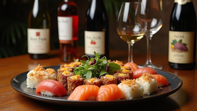 Weinempfehlung zu Sushi-Titel