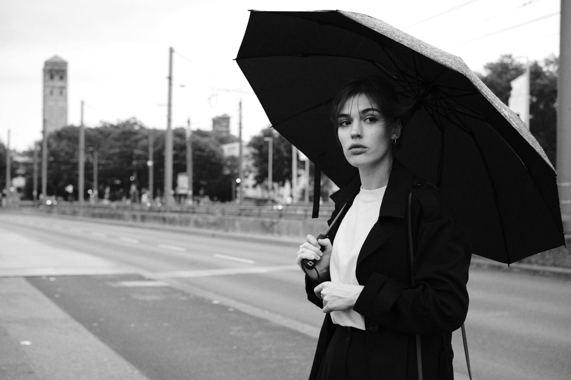 Illustration zu Augentest Regenschirm