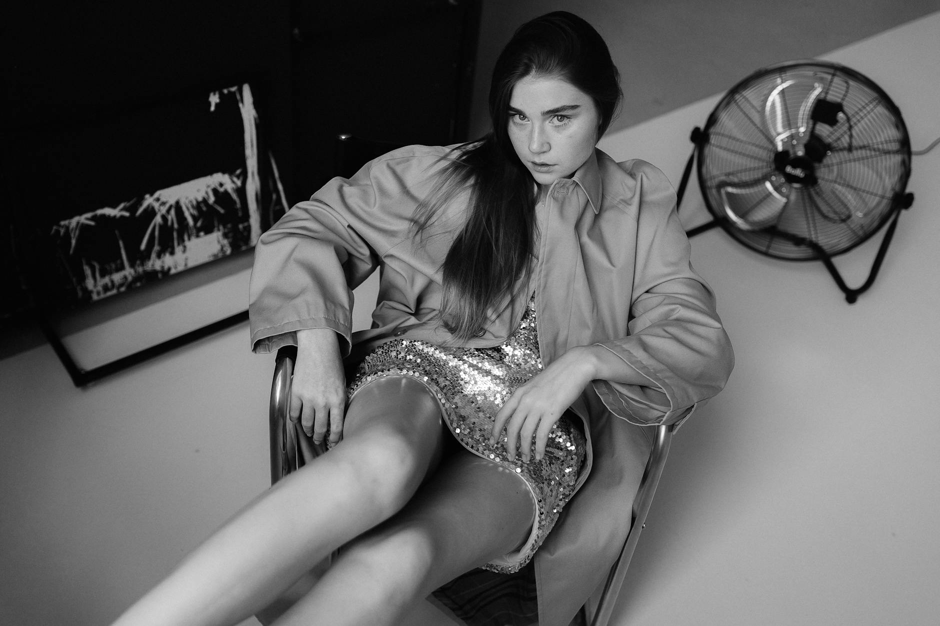 Illustration zu Flug Frau