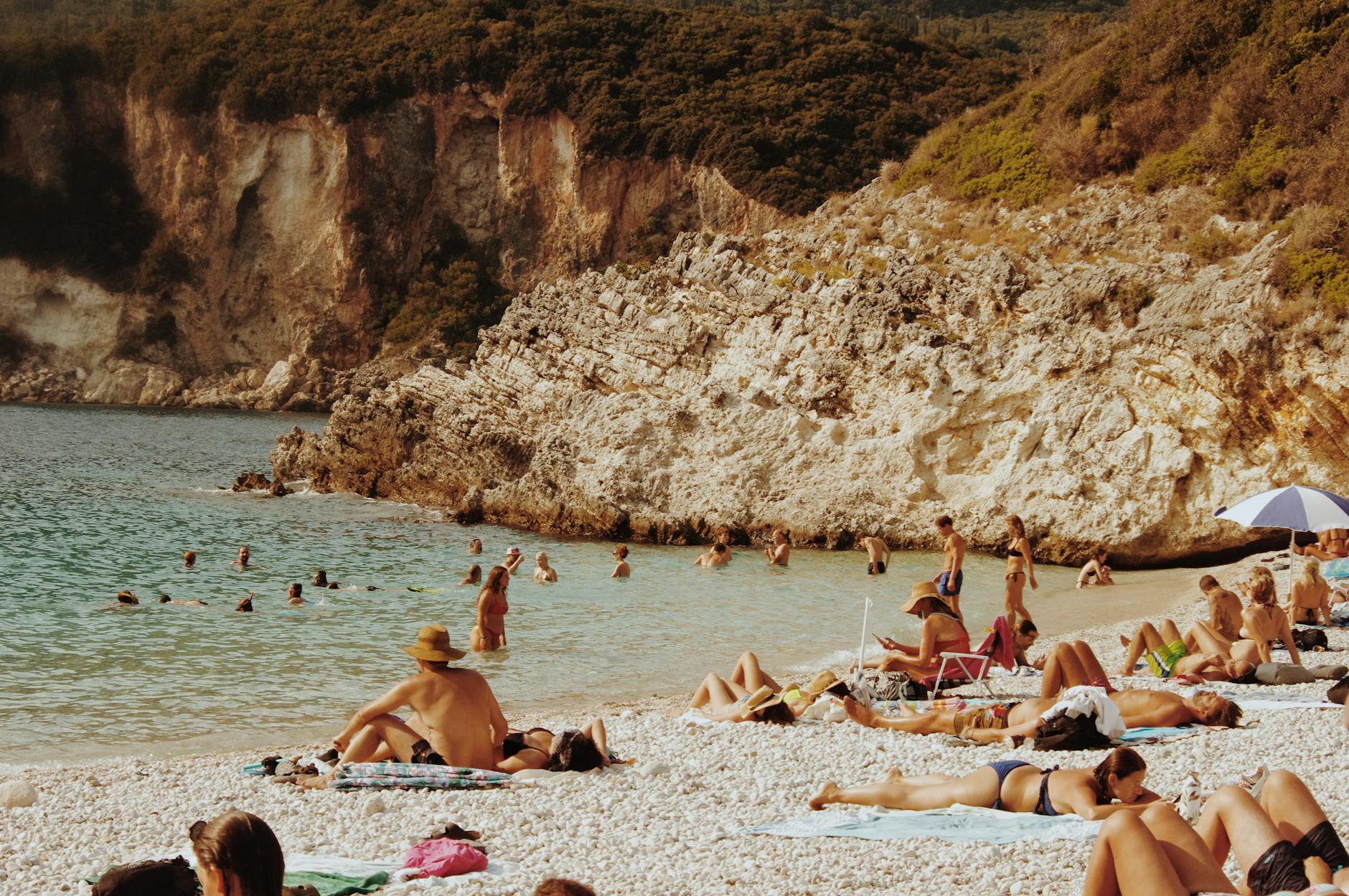 Tote Touristin Griechenland Detailansicht: Tote Touristin Griechenland