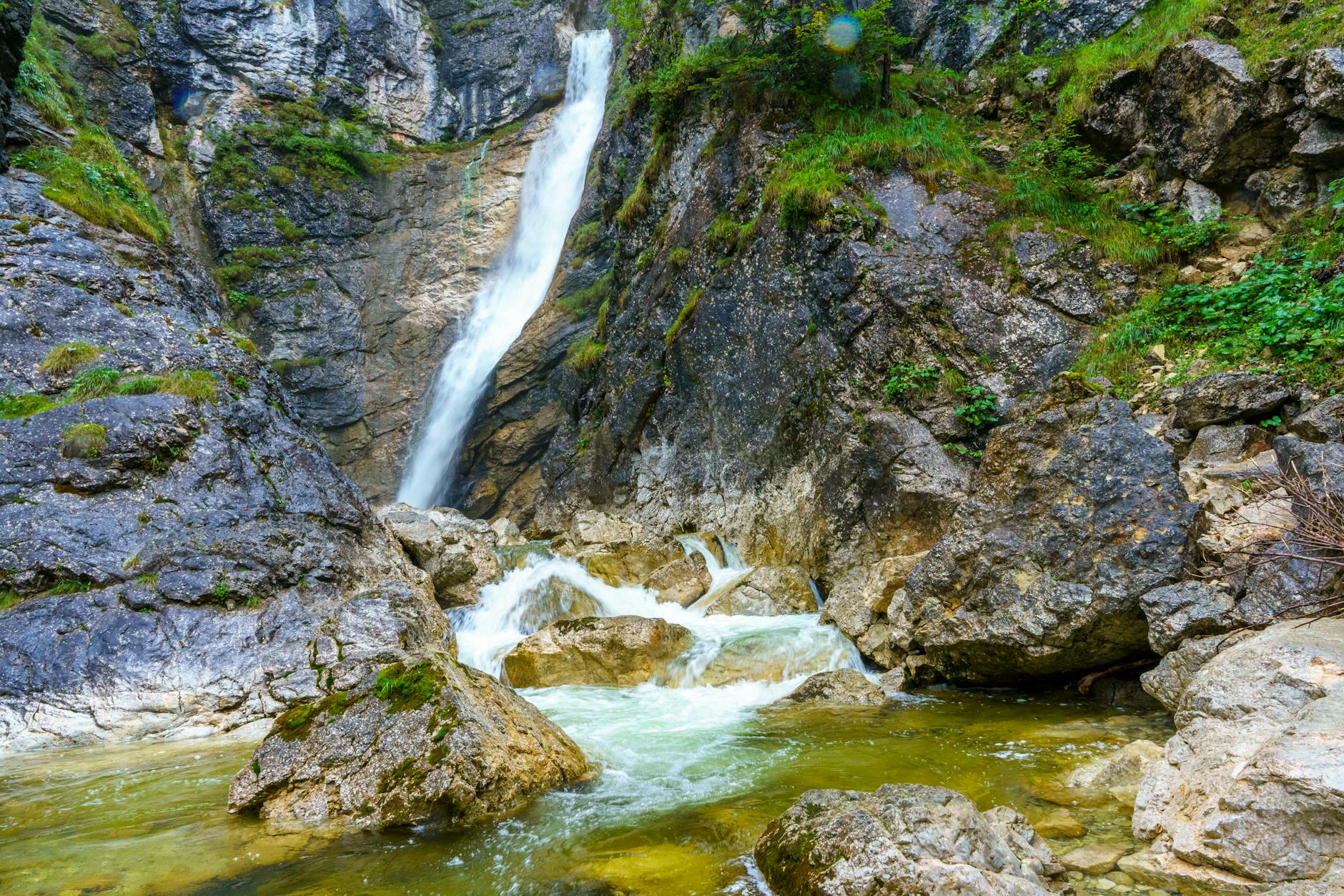 Symbolbild zum Thema Absturz Wasserfall österreich