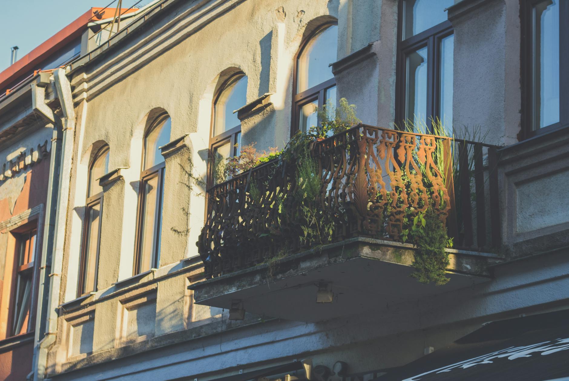Detailansicht: Balkon Bewässerungssystem