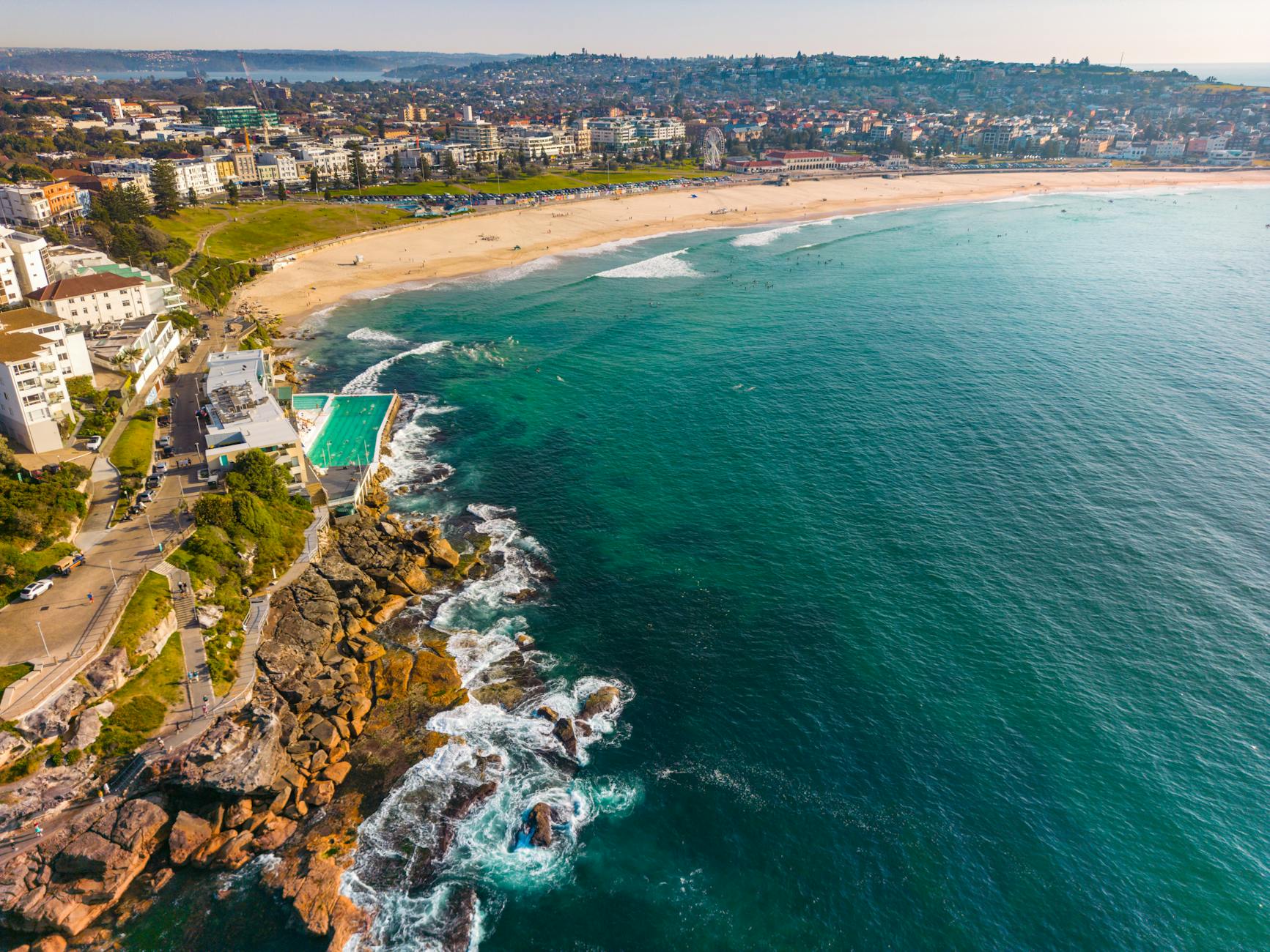 Bondi Beach Anschlag Detailansicht: Bondi Beach Anschlag
