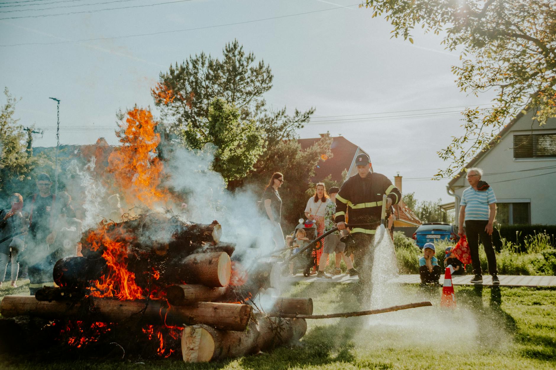 Detailansicht: Feuer Urlaubsregion