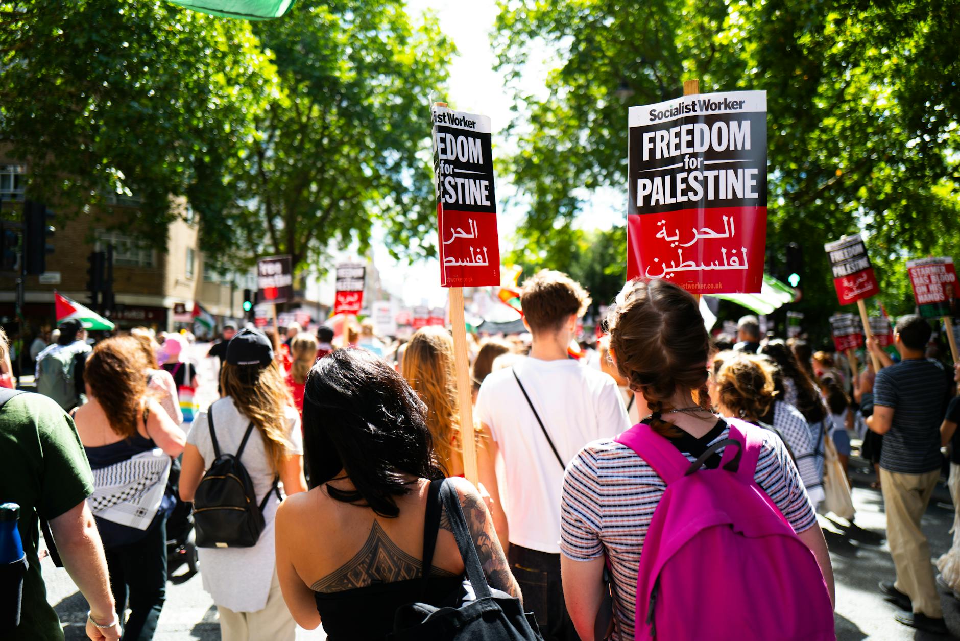 Detailansicht: Gaza Krieg Protest