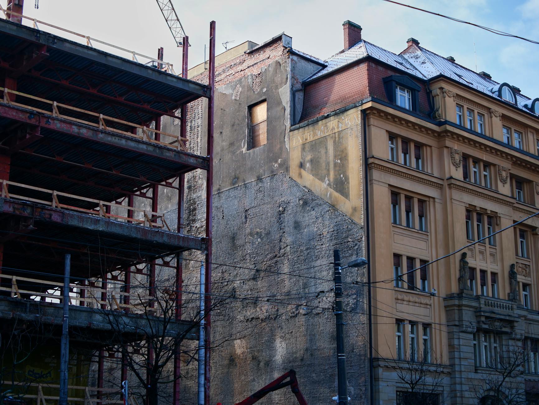 Görlitz Haus Einsturz Detailansicht: Görlitz Haus Einsturz