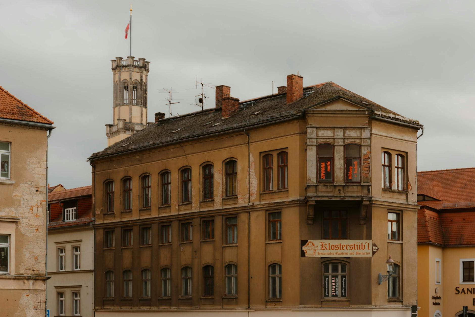 Detailansicht: Hauseinsturz Görlitz