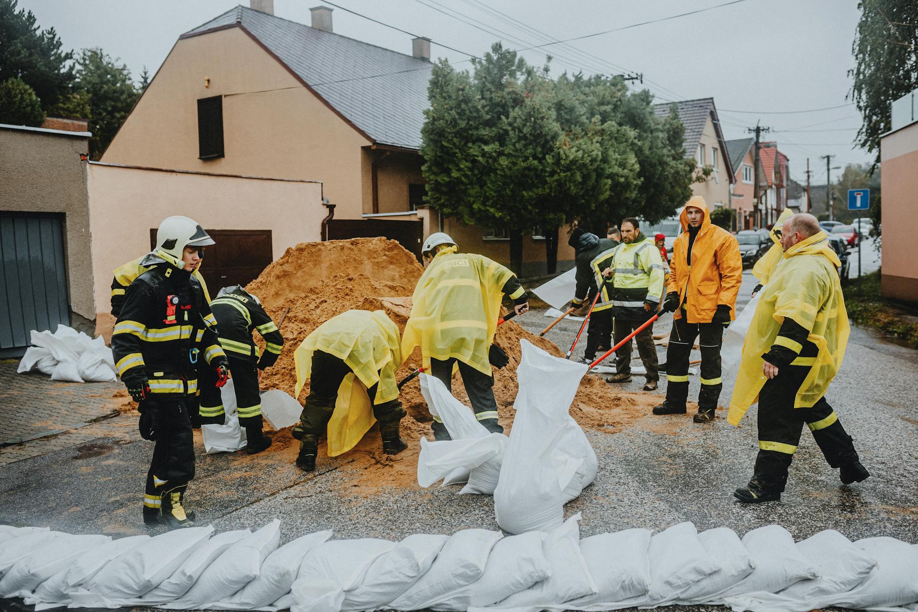 Detailansicht: Hauseinsturz Görlitz