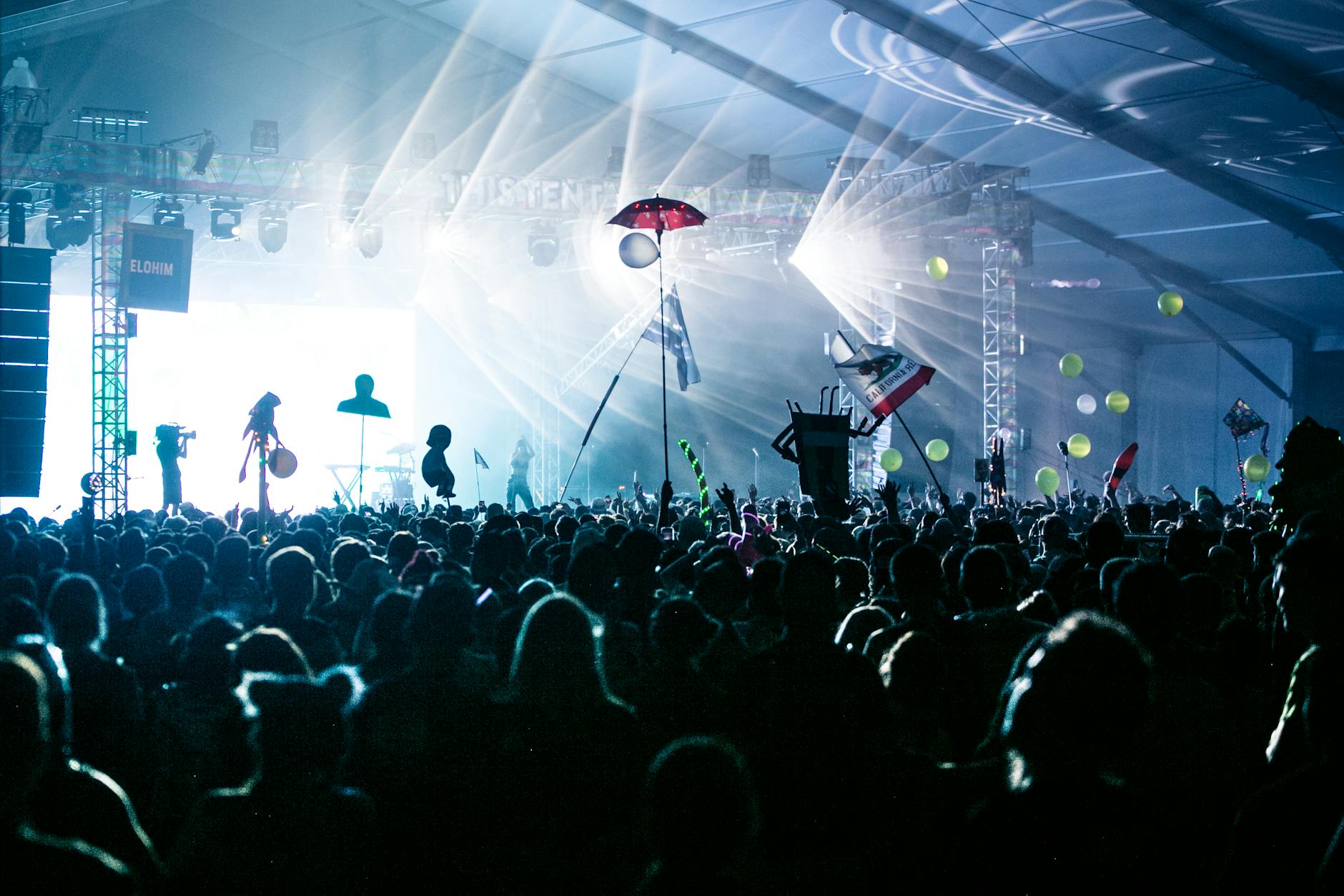 Illegale Rave Party Illustration zu Illegale Rave Party
