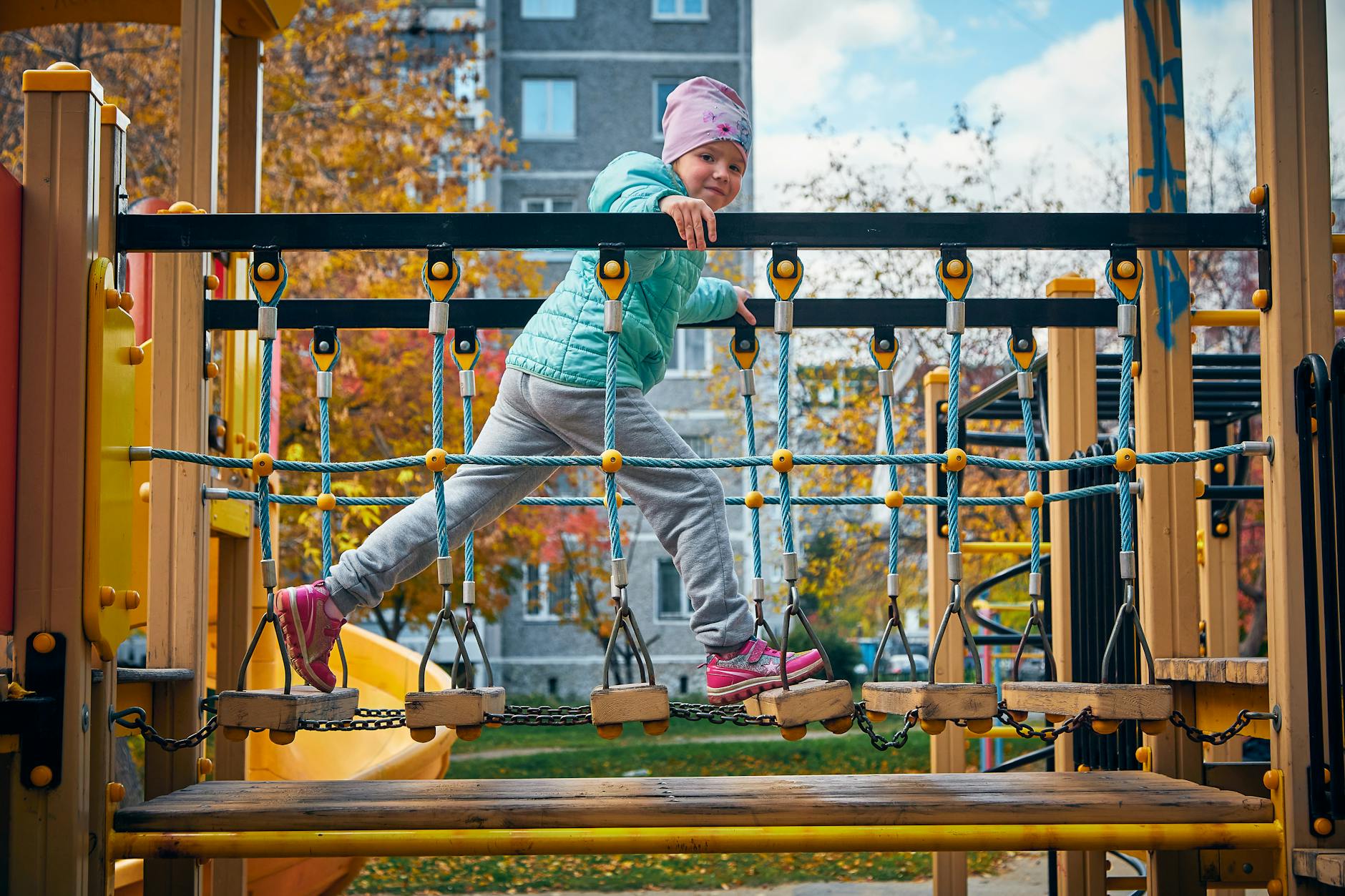 Klettergerüst Kinder Detailansicht: Klettergerüst Kinder