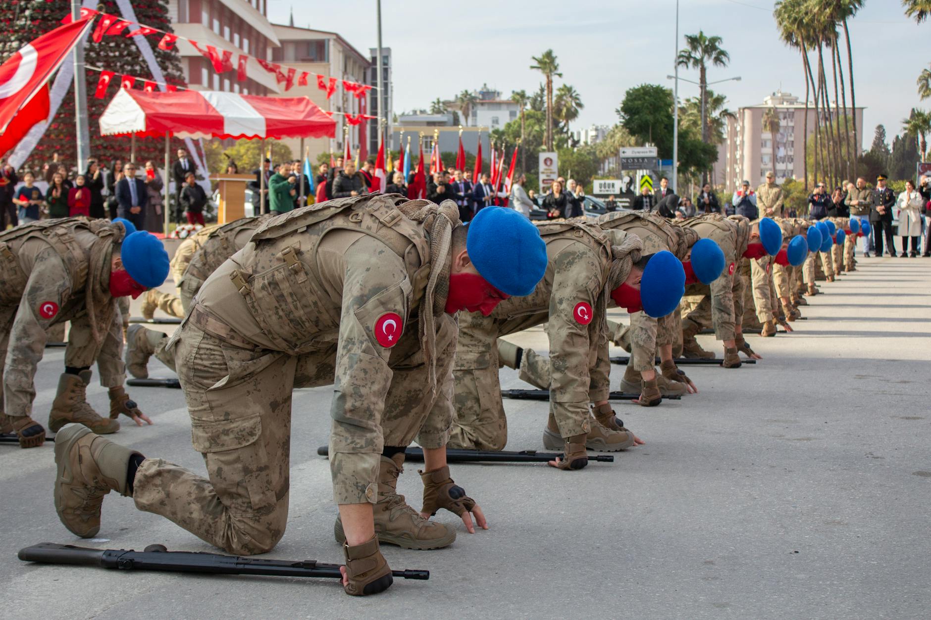 Symbolbild zum Thema Militaerparade