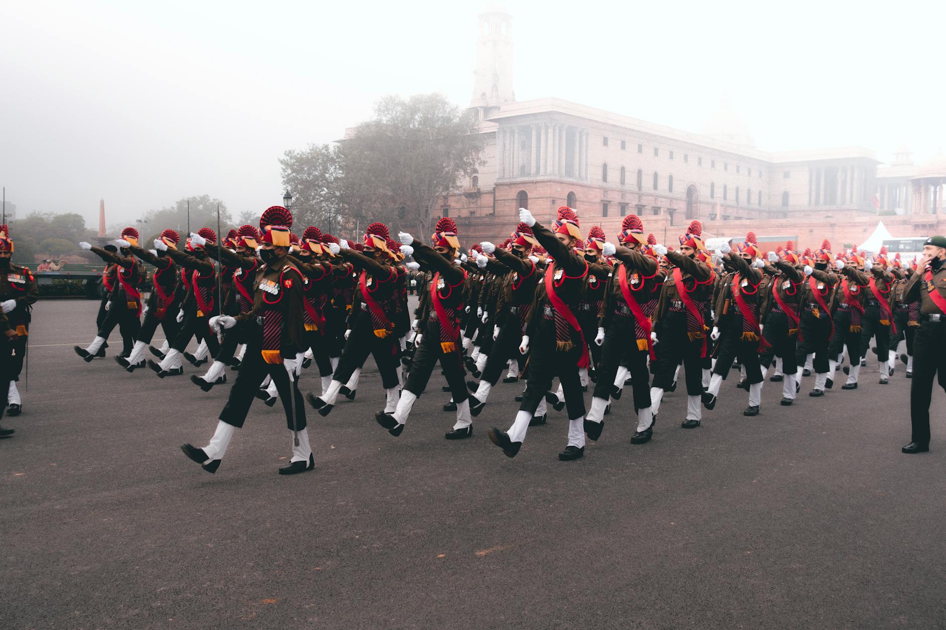 Detailansicht: Militaerparade