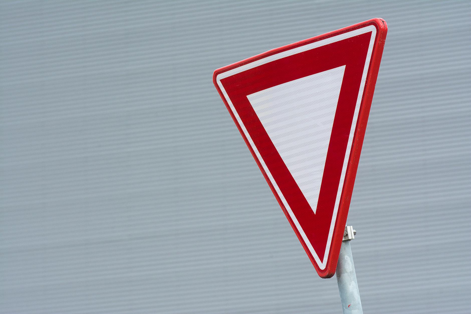 Seltenes Verkehrsschild Deutschland Symbolbild zum Thema Seltenes Verkehrsschild Deutschland