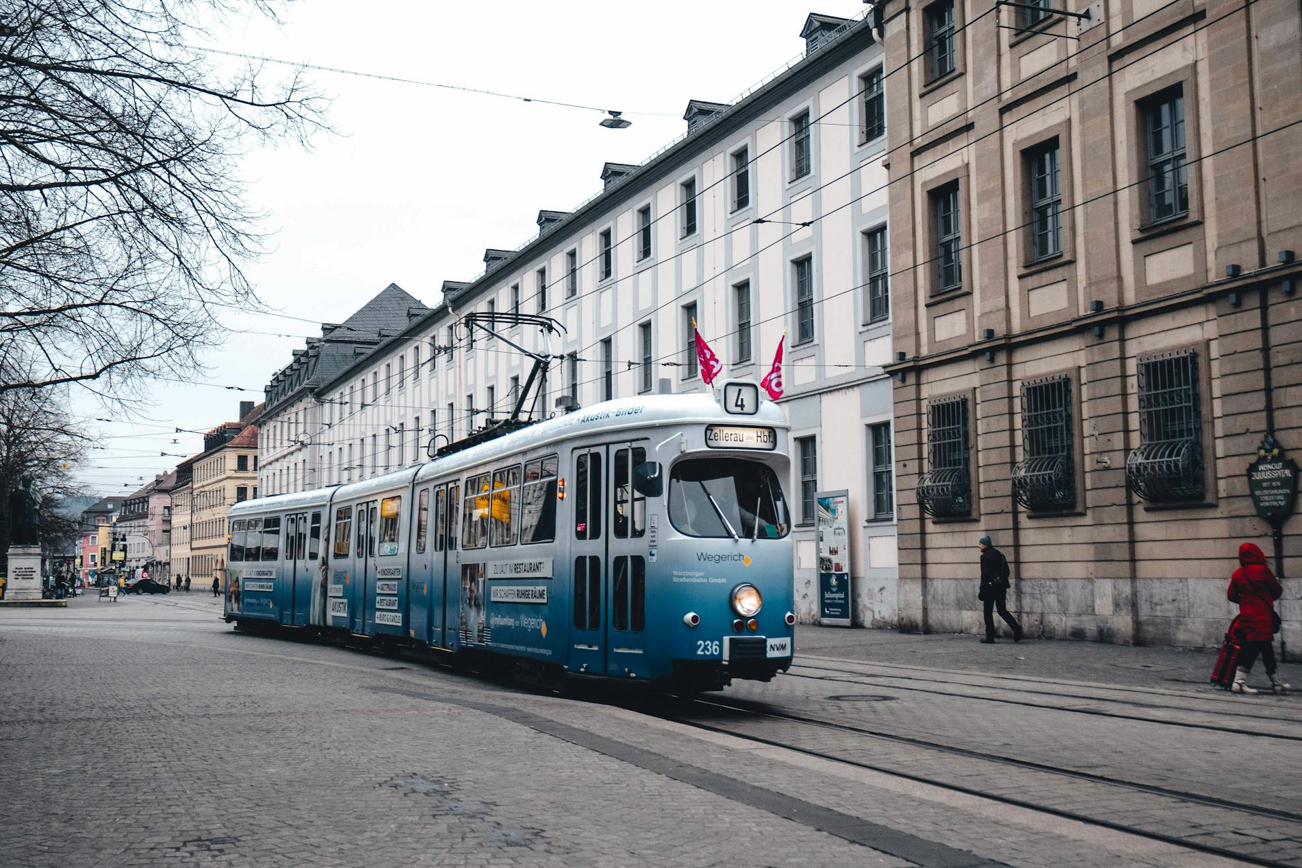 Illustration zu Straßenbahn
