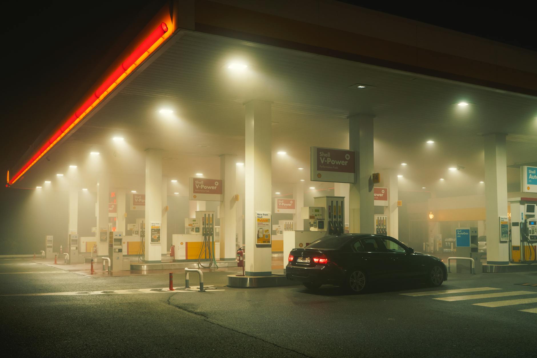Illustration zu Tankstelle