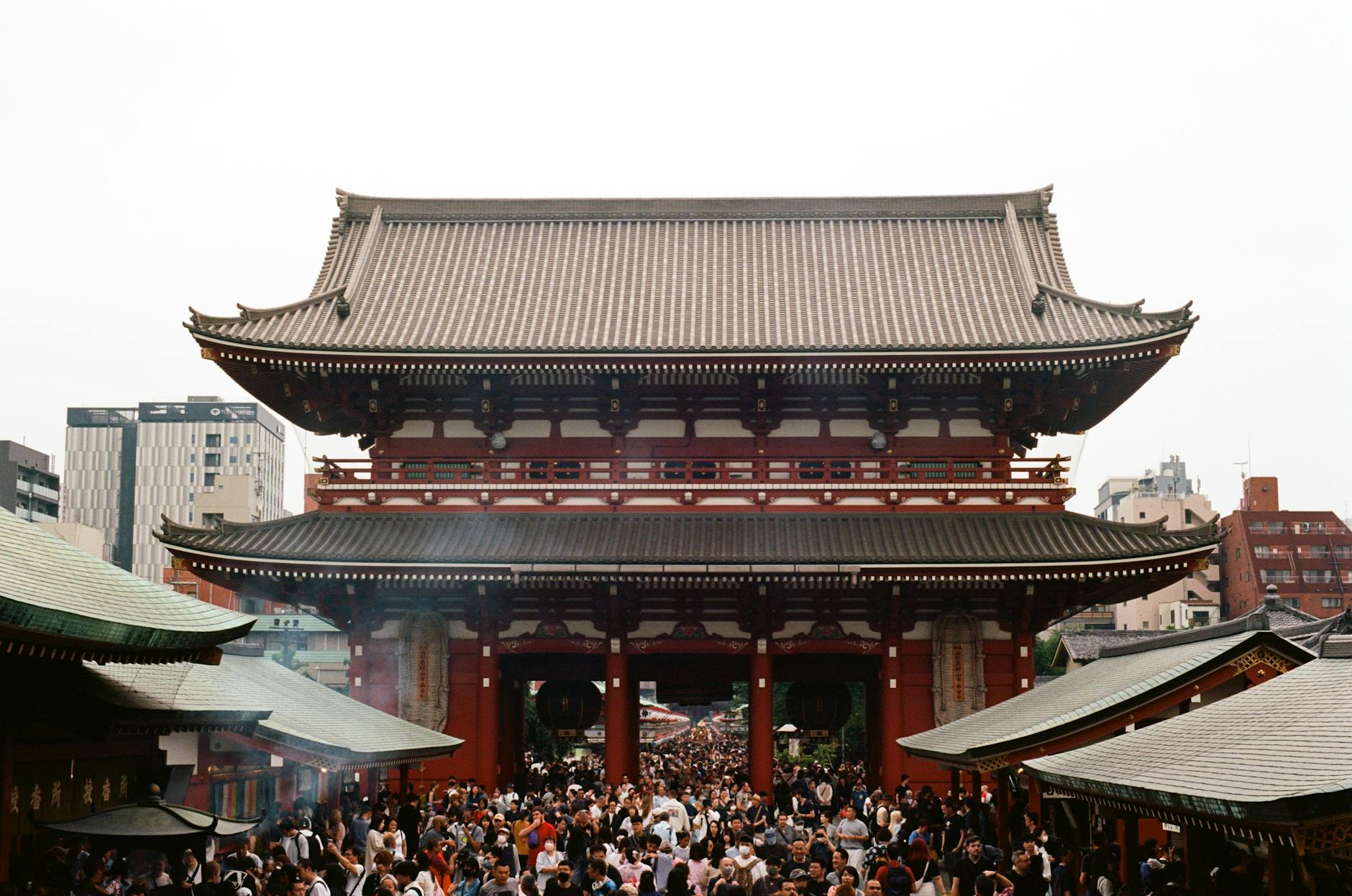 Detailansicht: Tempelbrand Japan