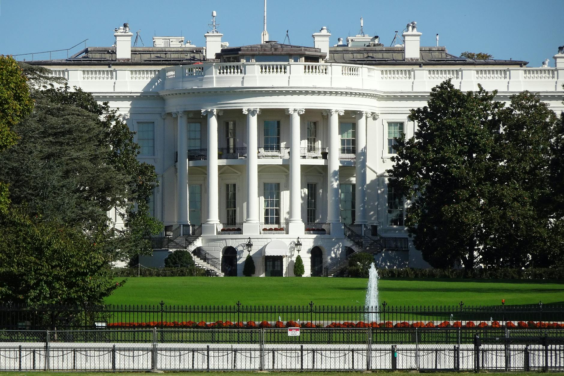 Detailansicht: Trump Umbau Weisses Haus